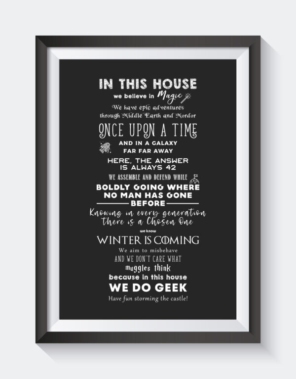 In this House We Believe In Magic